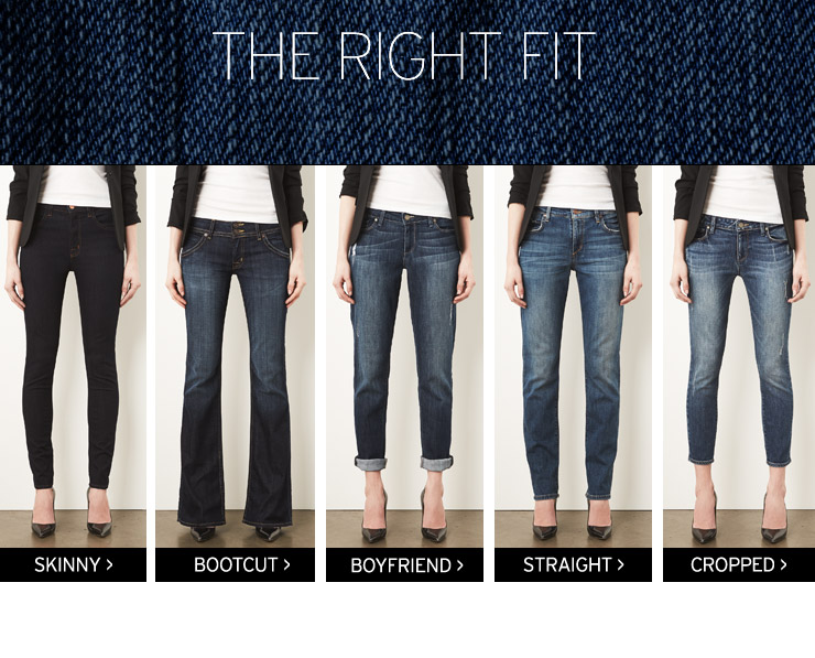 types of jean fits